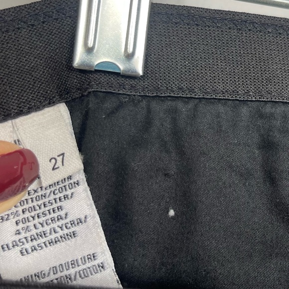 Helmut Lang Black Coated Cotton Blend Skinny Leg Jegging Jeans Pull On Pants 27 - Picture 11 of 16